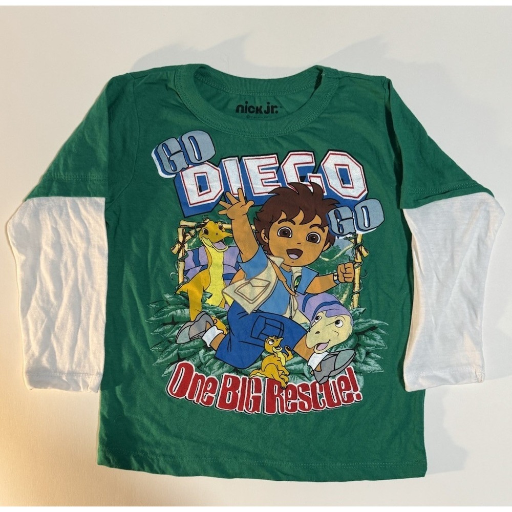 Nick Jr. Go Diego Tee Shirt One Big Rescue Size 3T NWOT